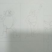 Mi proyecto del curso: Introducción a la creación de personajes estilo cartoon. Traditional illustration, Character Design, and Drawing project by Carlos M Zamora - 09.11.2023