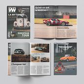 Super VW Mag . Design editorial, Design grafic, Infografice și Retușarea fotografiilor de Pacôme Guicheteau - 09.11.2023