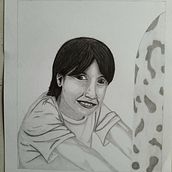 Mi proyecto del curso: Retrato realista con lápiz de grafito. Un proyecto de Ilustración tradicional, Bellas Artes, Bocetado, Dibujo a lápiz, Dibujo, Dibujo de Retrato, Dibujo realista, Dibujo artístico y Dibujo anatómico de David Mendoza Cahuana - 11.09.2023