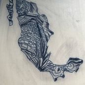 Mi proyecto del curso: Tatuaje para principiantes. Tattoo Design project by Maria Galeana - 09.12.2023