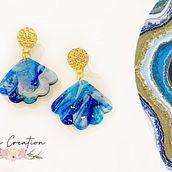 Il mio progetto del corso: Orecchini in argilla polimerica: crea accessori marmorizzati. Un progetto di Design di accessori, Artigianato, Design di gioielli, Fashion design e DIY di Noemi Bruschini - 07.09.2023