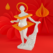 Meu projeto do curso: Introdução rápida ao 3D: dos conceitos iniciais à renderização com o Cinema 4D. 3D, and 3D Design project by Vinicius Lousa - 09.12.2023