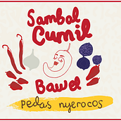 Sambal Cumil Pedes Nyerocos. Advertising, and Logo Design project by Amanda Tasya Putri Nugraha - 03.13.2023