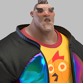 Basketball Guy. 3D, Modelagem 3D, e Design de personagens 3D projeto de Ilustraguga . - 31.08.2023