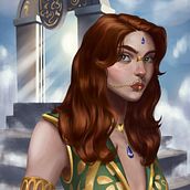 Il mio progetto del corso: Pittura digitale di personaggi con Photoshop. Un proyecto de Diseño de personajes, Ilustración digital, Dibujo digital y Pintura digital de Ylenia Forza - 13.09.2023