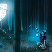 Based on Gravity Falls. Photograph, and Photomontage project by Gabriel Albuquerque - 06.06.2020