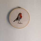 Mi proyecto del curso: Pintar con hilo: técnicas de ilustración textil. Un proyecto de Ilustración tradicional, Bordado y Diseño textil de Verónica Estrada Vélez - 13.09.2023