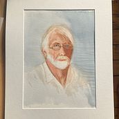 My project for course: Watercolor Portraits: Capture a Model's Personality. Un progetto di Belle arti, Pittura, Pittura ad acquerello e Disegno di ritratti di emik_wiles - 14.09.2023