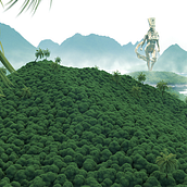 My project for course: Surreal Fantasy Landscapes in 3D. Un proyecto de 3D, Animación 3D y Modelado 3D de Islam Mohamed - 10.09.2023