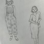 My project for course: Character Drawing from Scratch: Capture Faces and Figures. Un proyecto de Ilustración tradicional, Diseño de personajes, Dibujo a lápiz y Dibujo de Caroline - 14.09.2023