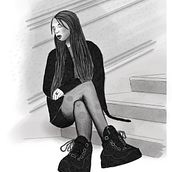 My project for course: Traditional Drawing Techniques with Procreate. Traditional illustration, Drawing, Digital Illustration, Portrait Drawing, and Digital Drawing project by Joanna Roycroft - 09.14.2023