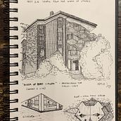 Il mio progetto del corso: Schizzo architettonico: pensare con carta e penna. Architecture, Sketching, Drawing, Architectural Illustration, Sketchbook, and Spatial Design project by Raffaele Fantin - 10.01.2023