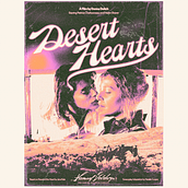 poster design – desert hearts. Design, Film, Video, TV, and Poster Design project by ell kosovic - 09.14.2023
