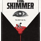 the skimmer – short film branding (title card and poster design). Design, Film, Video, TV, Art Direction, Graphic Design, Poster Design, and Digital Design project by ell kosovic - 09.14.2023