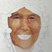 Woman Face. Un progetto di Illustrazione tradizionale e Belle arti di meermarlene - 15.09.2023