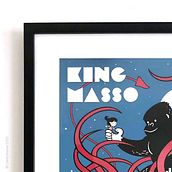 King Masso: grabado ilustrado con Procreate. Een project van Traditionele illustratie, Digitale illustratie, Digitale tekening y Graveren van David Maynar - 15.08.2023