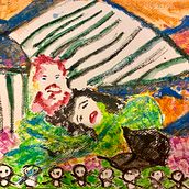 Love will tear us apart. Traditional illustration, Colored Pencil Drawing, and Watercolor Painting project by Gea Ni - 08.11.2023