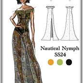 Nautical Nymph . % Enikő Egyed tarafından hazırlanan Moda Tasarımı projesi - 09.15.2023