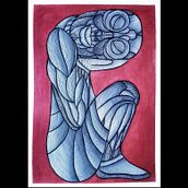 muralismo e ilustracion. Traditional illustration, Colored Pencil Drawing, Figure Drawing, and Artistic Drawing project by alberto22101986 - 09.16.2023