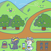 Mi proyecto del curso: Diseño de mundos kawaii: crea ilustraciones alegres Ein Projekt aus dem Bereich Design von Figuren, Digitale Illustration und Manga von Laura Cruz - 10.09.2023