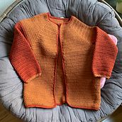 Caramel Cardigan in Raglan technique. Knitting, and Crochet project by Maria Saavedra - 09.16.2023