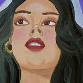My project for course: Female Portraiture with Acrylics. Un proyecto de Pintura y Pintura acrílica de Barbara Gómez - 16.09.2023