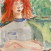 My project for course: Artistic Watercolor Sketching: Dare to Express Your Ideas. Un proyecto de Ilustración tradicional, Bocetado, Creatividad, Dibujo, Pintura a la acuarela y Sketchbook de nabirheim68 - 17.09.2023