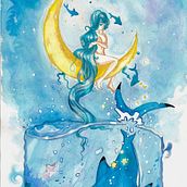 Mi proyecto del curso: Técnicas de acuarela para ilustraciones de ensueño. Traditional illustration, Drawing, Watercolor Painting, and Editorial Illustration project by avblanquett - 09.15.2023