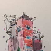 Mi proyecto del curso: Dibujo arquitectónico expresivo con marcadores de colores . % urania282 tarafından hazırlanan Eskiz çizimi, Çizim, Mimari İllüstras, on, Eskiz defteri, Mürekkep İllüstras, Ve onu projesi - 09.13.2023