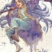 Mi proyecto del curso: Ilustración manga en acuarela. Traditional illustration, Drawing, Watercolor Painting, and Manga project by Giordan Alvarado - 09.17.2023