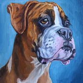 My project for course: Realistic Pet Portraits with Oil Painting. Un proyecto de Bellas Artes, Pintura, Pintura al óleo e Ilustración naturalista				 de giubs - 17.09.2023