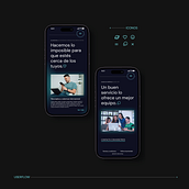 Mi proyecto del curso: Onepage llámame/sp . Advertising, Web Design, Digital Design, App Design, and Digital Product Design project by Luana Mar - 09.14.2023