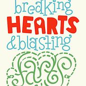 Breaking Hearts & Blasting Farts. Een project van Traditionele illustratie, Motion Graphics,  Br, ing en identiteit, Grafisch ontwerp,  Belettering, Logo-ontwerp, Digitale belettering,  H y lettering van Joshua Schmitt - 17.10.2023