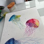 My project for course: Modern Watercolor Techniques. Un proyecto de Ilustración tradicional, Bellas Artes, Pintura y Pintura a la acuarela de z1sk4 - 17.09.2023