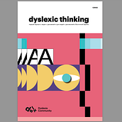 Dyslexic community magazine "Dyslexic thinking". Layout and Illustrations. Un proyecto de Diseño e Ilustración tradicional de Hanna Murajda - 18.09.2023