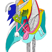 Coloring book. Un proyecto de Diseño, Diseño gráfico e Ilustración tradicional de Meledh Bouheni - 28.12.2023