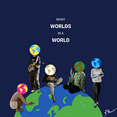Many worlds in a world. Projekt z dziedziny Grafika ed, torska, Ilustracja c, frowa i  Kolaż użytkownika Anu Paul - 16.09.2023