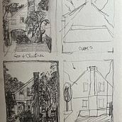 Thumbnails of my brothers house. Architecture, and Sketching project by Jim Lee - 09.18.2023