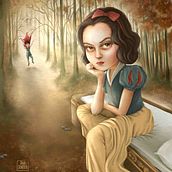 Blancanieves. Un proyecto de Ilustración digital e Ilustración infantil de Ana Sentieri - 18.09.2023