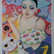 PORTFOLIO. Un proyecto de Ilustración tradicional, Diseño de personajes, Bellas Artes, Dibujo a lápiz, Dibujo, Ilustración digital, Pintura a la acuarela y Dibujo artístico de Julia De Vega Almagro - 18.09.2023