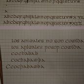 My project for course: Uncial Calligraphy for Beginners. Calligraph project by Alejandro W Uribe Rojas - 09.19.2023