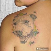 My project for course: Watercolor-Style Tattoo Techniques: Creating Art on Skin. Ilustração tradicional, Pintura em aquarela, e Desenho de tatuagens projeto de Merkéta Ježková - 18.09.2023