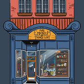 Pot's Emporium of Things Lost . % Sarah W tarafından hazırlanan Dijital İllüstras, on, Ve Dijital Çizim projesi - 09.19.2023