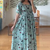 My Project for Course Dressmaking: Draft and Sew a Shirred Dress. Arts, Crafts, Fashion Design, Sewing, DIY, Patternmaking, and Dressmaking project by jessmilktea - 09.17.2023