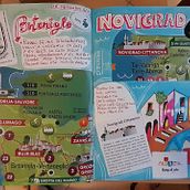 Cuaderno de viaje: un finde en Croacia . Sketchbook, Collage, and Picturebook project by Selena G. - 09.17.2023