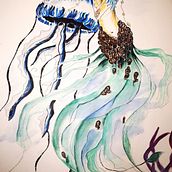 Mon projet du cours : Dessin de personnages fantastiques dans un carnet de croquis. Traditional illustration, Creativit, Drawing, and Sketchbook project by Desislava Boschet - 09.19.2023