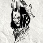 Meu projeto do curso: Desenho de tatuagem autoral com Procreate. Traditional illustration, Graphic Design, Drawing, Digital Illustration, Tattoo Design, and Digital Drawing project by Maise Emilie - 09.19.2023