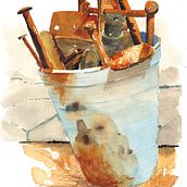 Mon projet : The Art of Watercolor: Paint Your Vision of the World. Traditional illustration, Fine Arts, Painting, and Watercolor Painting project by manon - 09.18.2023