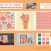 My project for course: Pattern design for homeware products. Graphic Design, Product Design, Pattern Design, and Digital Illustration project by Suzanne Rocha - 09.15.2023