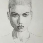 My project for course: Pencil Portraits: Light, Shadow, and Proportion. Projekt z dziedziny Trad, c, jna ilustracja,  Sztuki piękne, Sketching, R, sunek ołówkiem,  R, sunek, Portret, R, sunek realist, czn,  R, sunek art, st, czn, R i sunek anatomiczn użytkownika zerobyzero - 20.09.2023